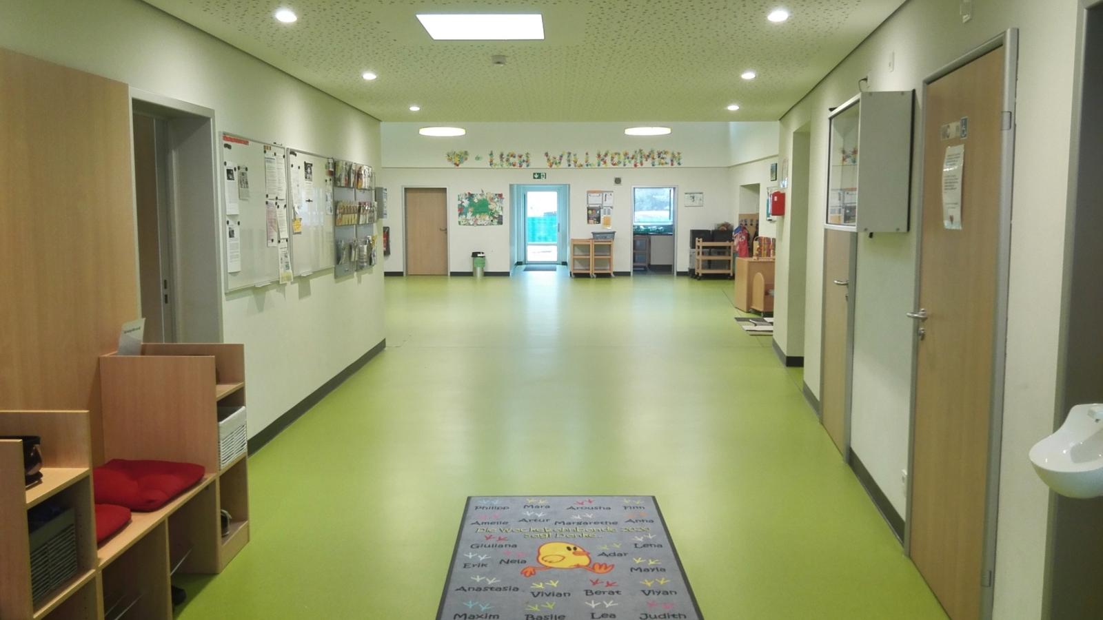 Blick in die Halle